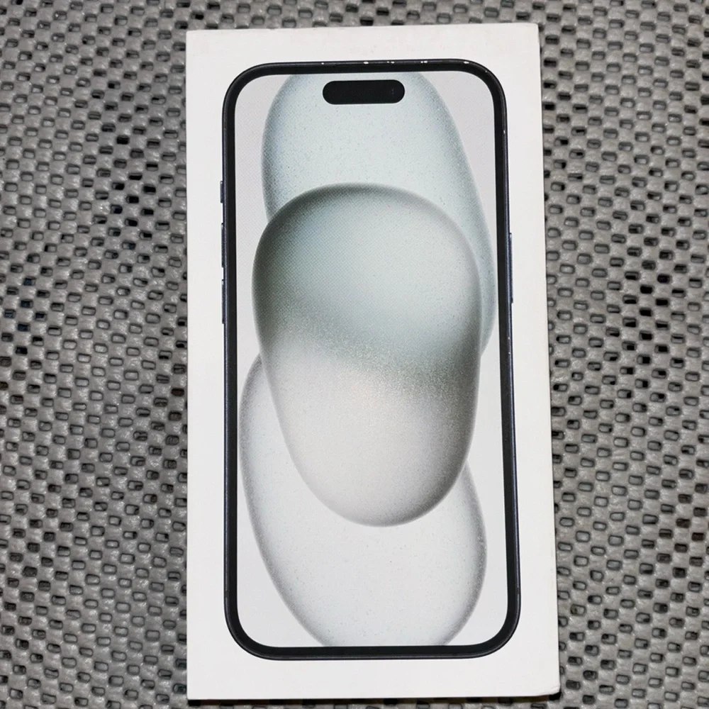 Apple iPhone 15 Black 128 GB Box Only Empty